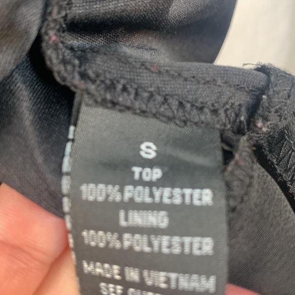 BCX Sheer Overlay Cross Front Sleeveless Tank - Picture 12 of 13